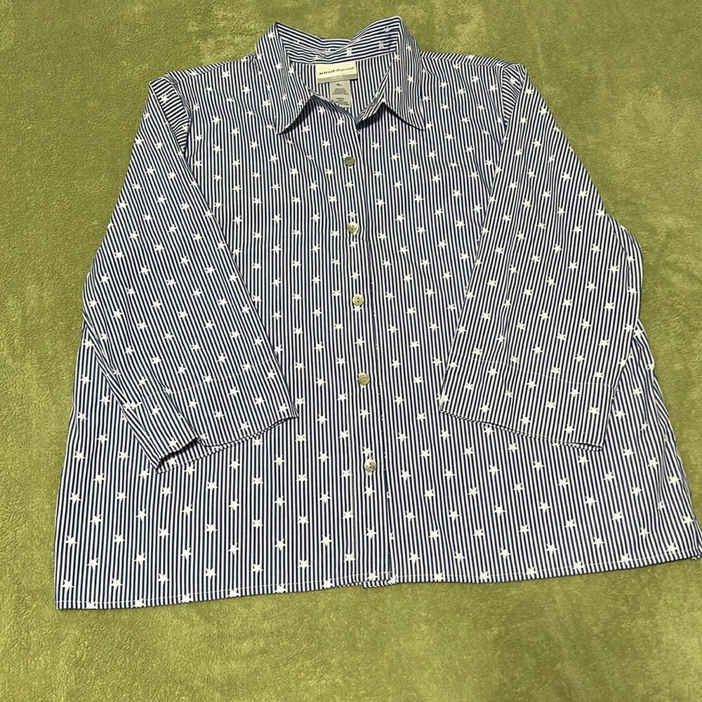 Alfred Dunner Button Down Blouse - image 1